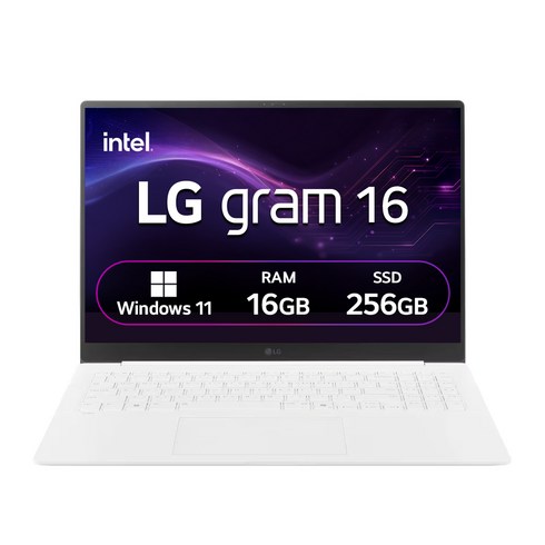 LG전자 2025 그램 16 코어Ultra5, 스노우 화이트, 256GB, 16GB, WIN11 Home, 16Z90S-GA5VK