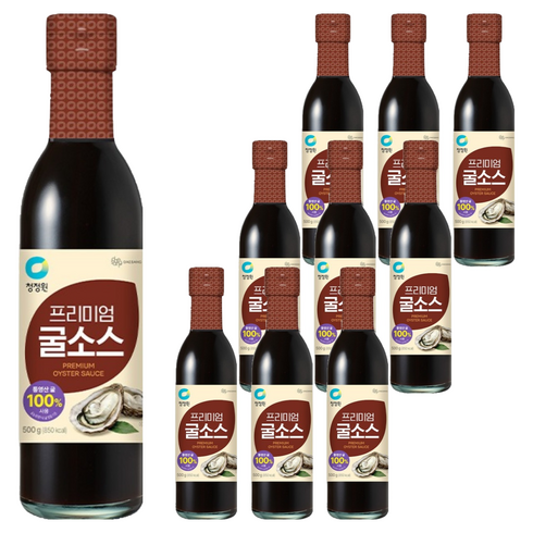 청정원 프리미엄 굴소스, 500g, 10개