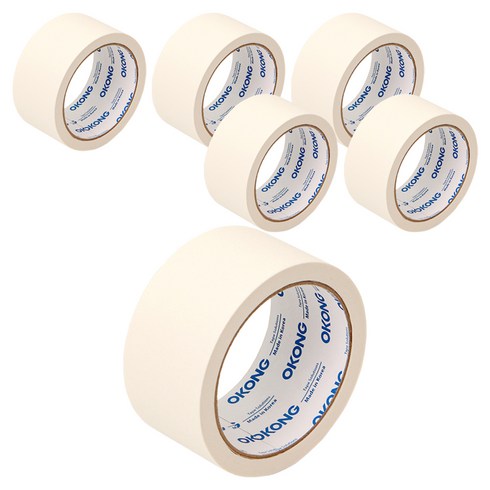 오공 마스킹 테이프 48mm x 20m, 6개