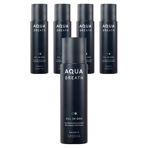 미샤 포맨 아쿠아브레스 올인원, 195ml, 5개
