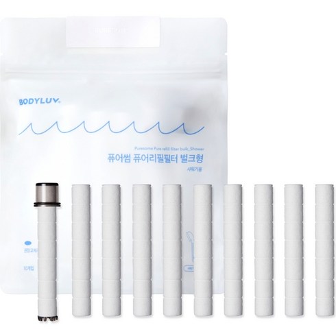 퓨어썸 샤워기용 리필필터 10P, 1개, 벌크형