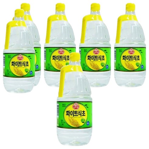 오뚜기 화이트 식초, 1.8L, 6개
