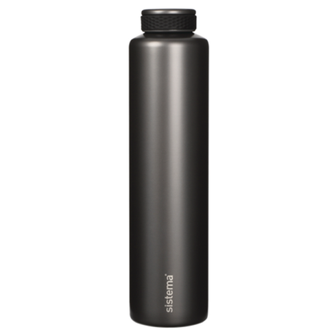 Sistema 스테인리스 보온 텀블러, 다크그레이, 1개, 600ml
