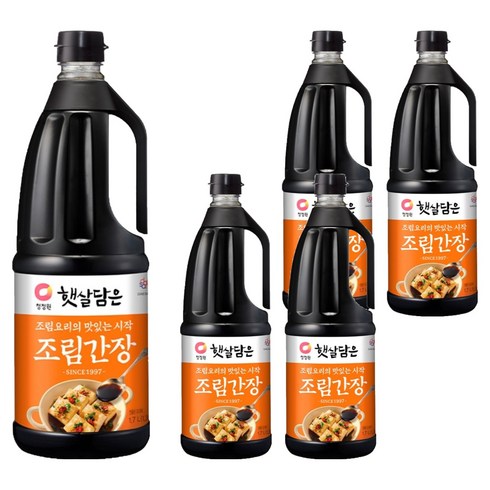 햇살담은 조림간장, 1.7L, 5개