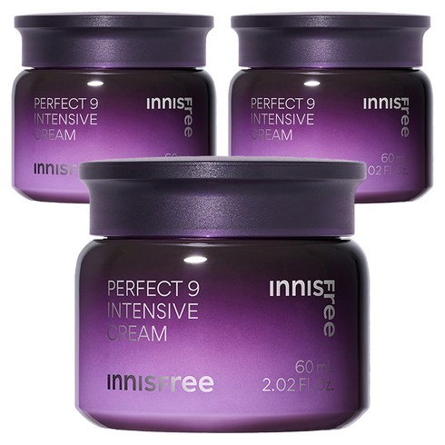 이니스프리 퍼펙트 9 인텐시브 크림, 60ml, 3개