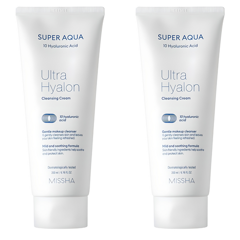 미샤 수퍼 아쿠아 울트라 히알론 클렌징 크림, 200ml, 2개