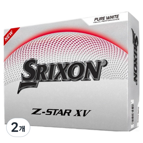 스릭슨 던롭 골프공 3피스 Z-STAR9 XV, 화이트, 12개입, 2개