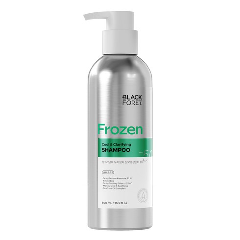 블랙포레 정수리냄새 두피정화 탈모증상완화 샴푸, 500ml, 1개