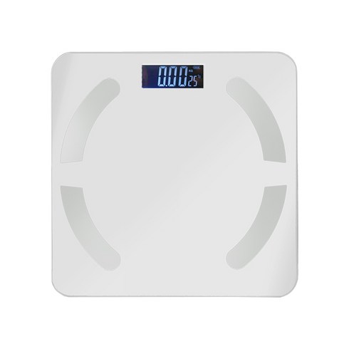노바리빙 LCD 스마트 체중계, 스노우 화이트, 1개