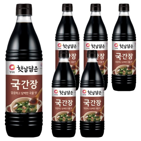 햇살담은 국간장, 840ml, 6개