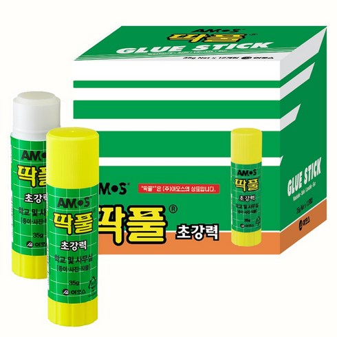 아모스 딱풀, 35g, 12개