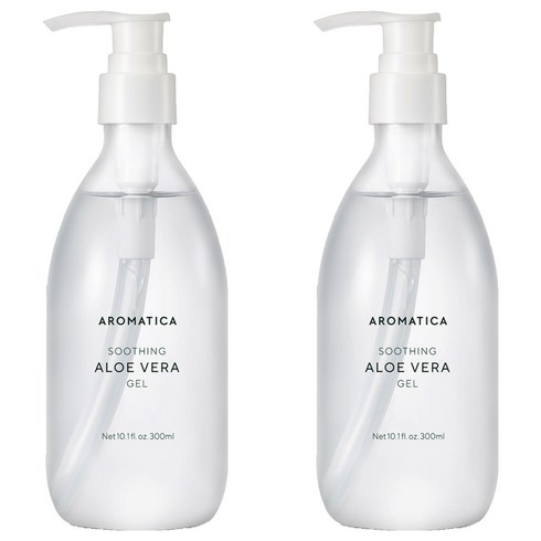 아로마티카 수딩 알로에 베라 젤, 300ml, 2개