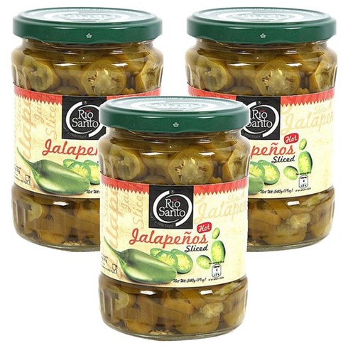 리오산토 할라피뇨 슬라이스, 540g, 3개