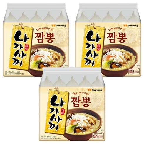 삼양 나가사끼 짬뽕 115g, 15개