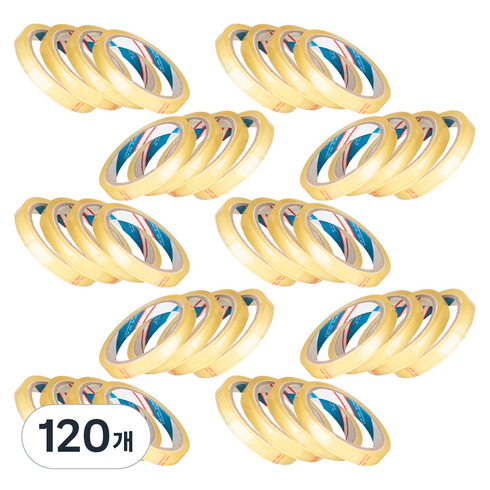 대박테이프 다용도 물레방아 리필테이프 12mm, 120개