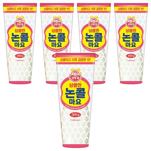 오뚜기 논콜마요, 300g, 5개