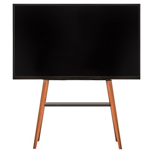 엘디엘마운트 벽면 밀착 이젤형 TV 거치대 삼성 LG 호환 선반 티비 스탠드 블랙, APL-FS44BS, 1개