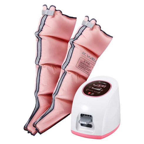 닥터웰 에어라이너 공기압 마사지기 본체+다리커프, HDW-5000, Pink