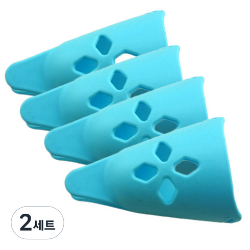 펫나인 강아지와고양이 돌고래 훈련용 입마개 컬러 PACK S + M + L + XL, 블루, 2세트