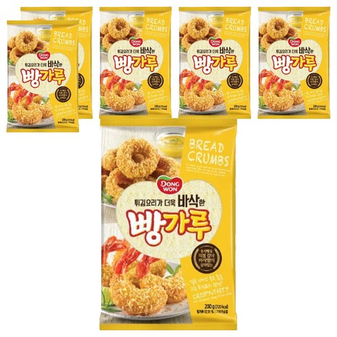 동원 빵가루, 200g, 6개