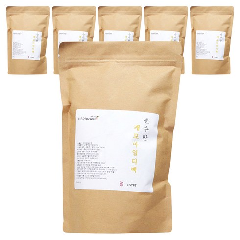 캐모마일 티, 1g, 50개입, 6개