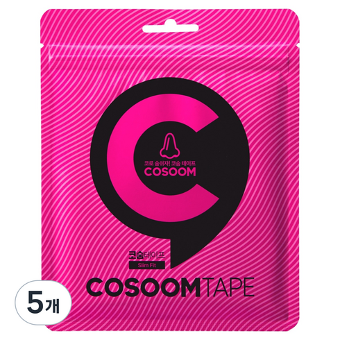 코숨테이프 슬림핏 입벌림 방지 테이프 60p, 5개