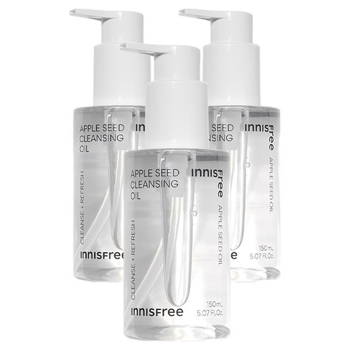 이니스프리 애플 씨드 클렌징 오일, 150ml, 3개