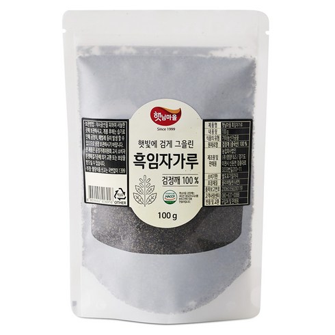 햇님마을 햇빛에 검게 그을린 흑임자 가루, 100g, 1개