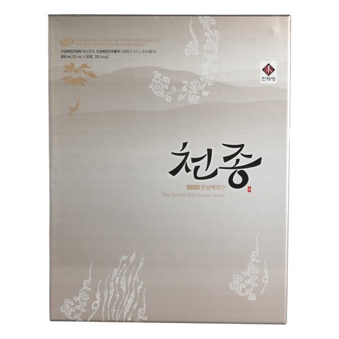 천제명홍삼 천종 산삼 배양근 설 선물세트 + 쇼핑백, 20ml, 1세트