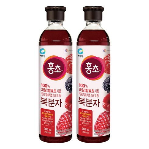 홍초 복분자, 900ml, 2개