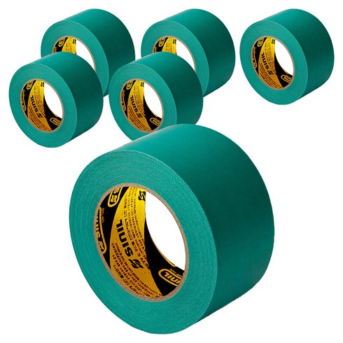 신일테이프 청면테이프190mic x 48mm x 25m, 청색, 6개
