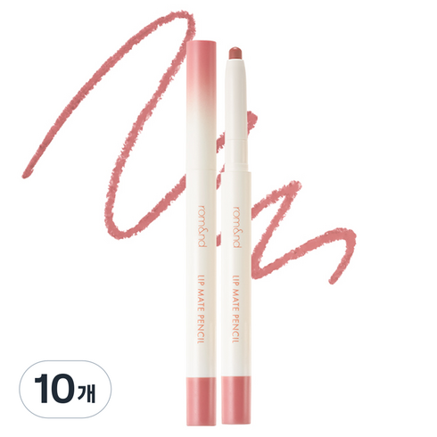롬앤 립 메이트 펜슬 0.5g, 04피크브리즈, 10개