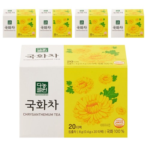 다농원 국화차 티백, 400mg, 20개입, 5개