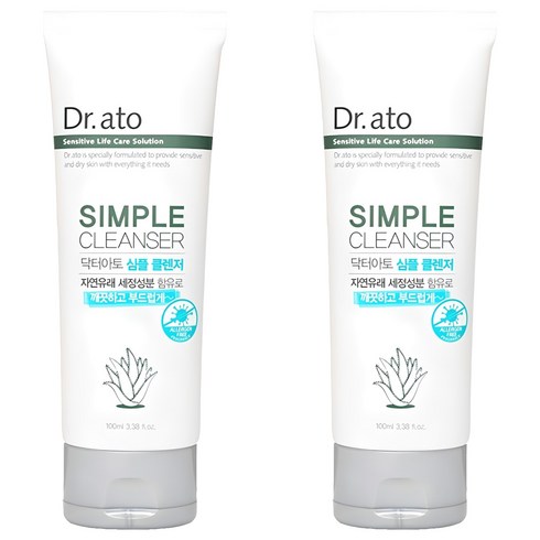 닥터아토 심플 유아페이셜클렌져, 100ml, 2개