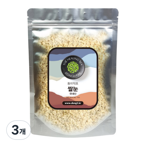 동이약초 국내산 쌀눈, 250g, 3개