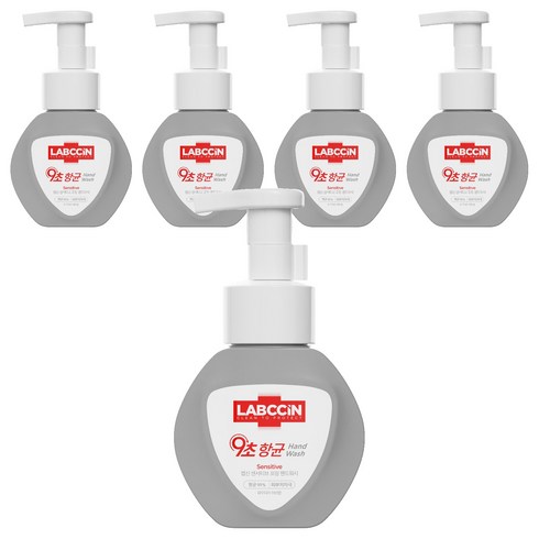 랩신 센서티브 포밍 핸드워시 파우더리 허브향, 250ml, 5개