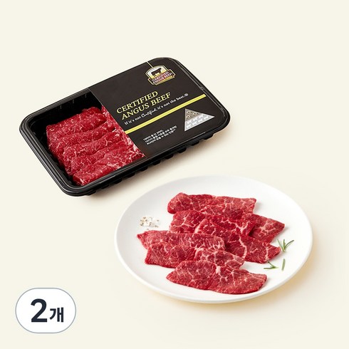 서티파이드앵거스비프 미국산 CAB 앵거스 살치살(냉장), 150g, 2개