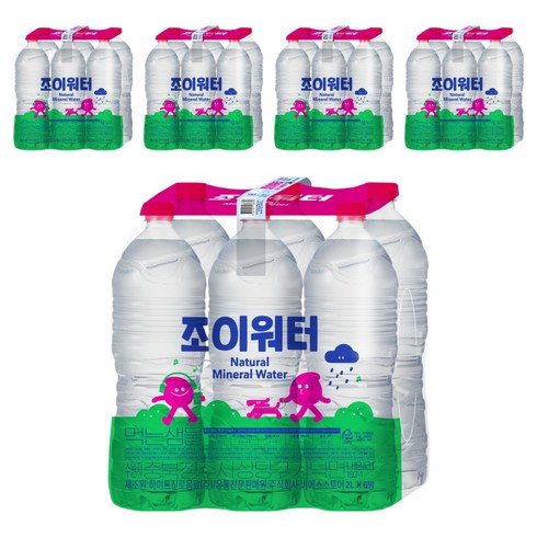 조이워터 생수 무라벨, 30개, 2L