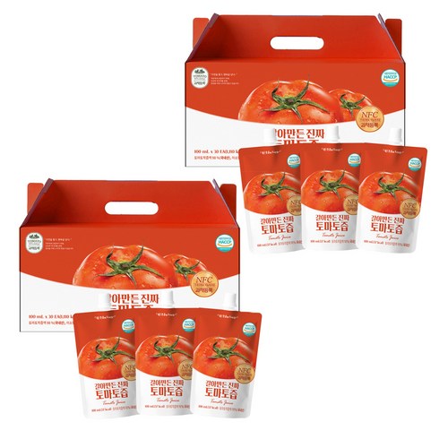 유기농마루 갈아만든 진짜 토마토즙, 100ml, 60개