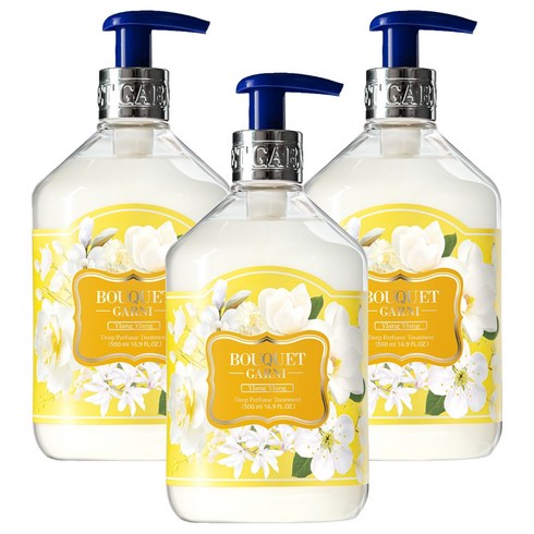 부케가르니 딥 퍼퓸 트리트먼트 일랑일랑, 500ml, 3개