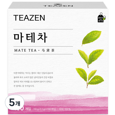 티젠 로스트 마테차, 1.1g, 100개입, 5개