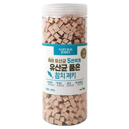 라피끄 강아지 유산균 품은 져키, 참치, 1kg, 1개