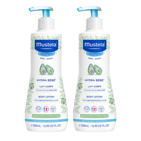 무스텔라 이드라 베베 바디로션, 500ml, 2개