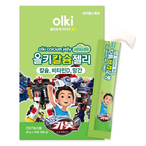 올키 칼슘젤리 샤인머스켓맛 15p, 300g, 1개