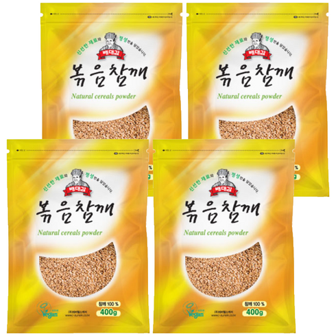 배대감 볶음참깨, 400g, 4개