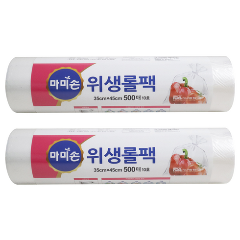 마미손 위생 롤팩, 500개입, 2개, 특대(XL)
