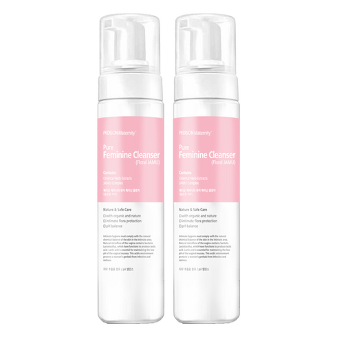 페디슨 퓨어 페미닌 플로럴 자무 여성 청결제 거품형, 200ml, 2개