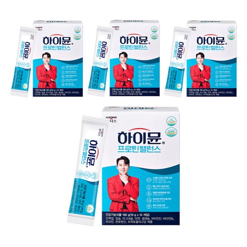 하이뮨 프로틴 밸런스 분말 스틱, 190g, 4개