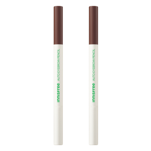 이니스프리 납작 아이브로우 펜슬 0.3g, 1 로즈 브라운, 2개
