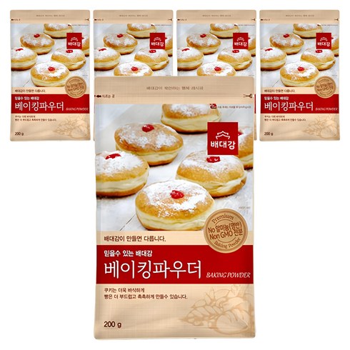 배대감 베이킹 파우더, 200g, 5개